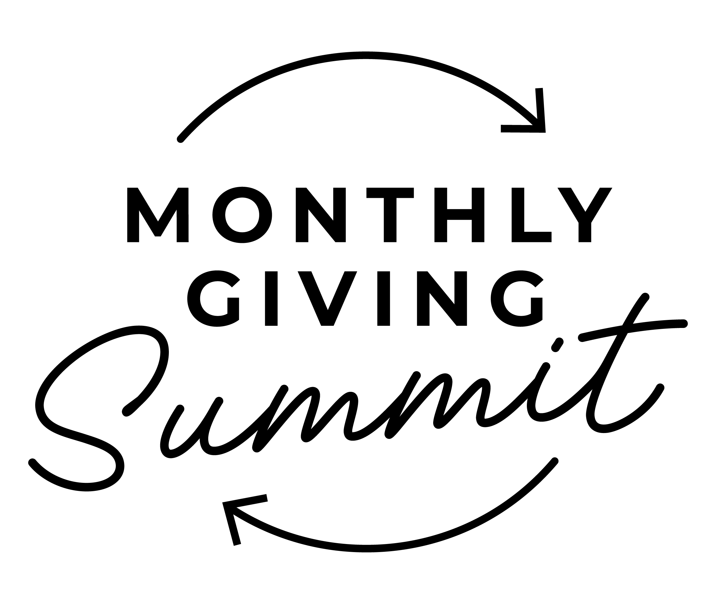 PE_Monthly Giving Summit Logo_Black